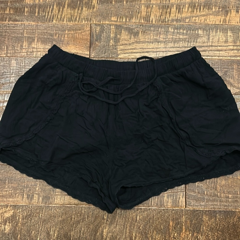 Women’s black target shorts